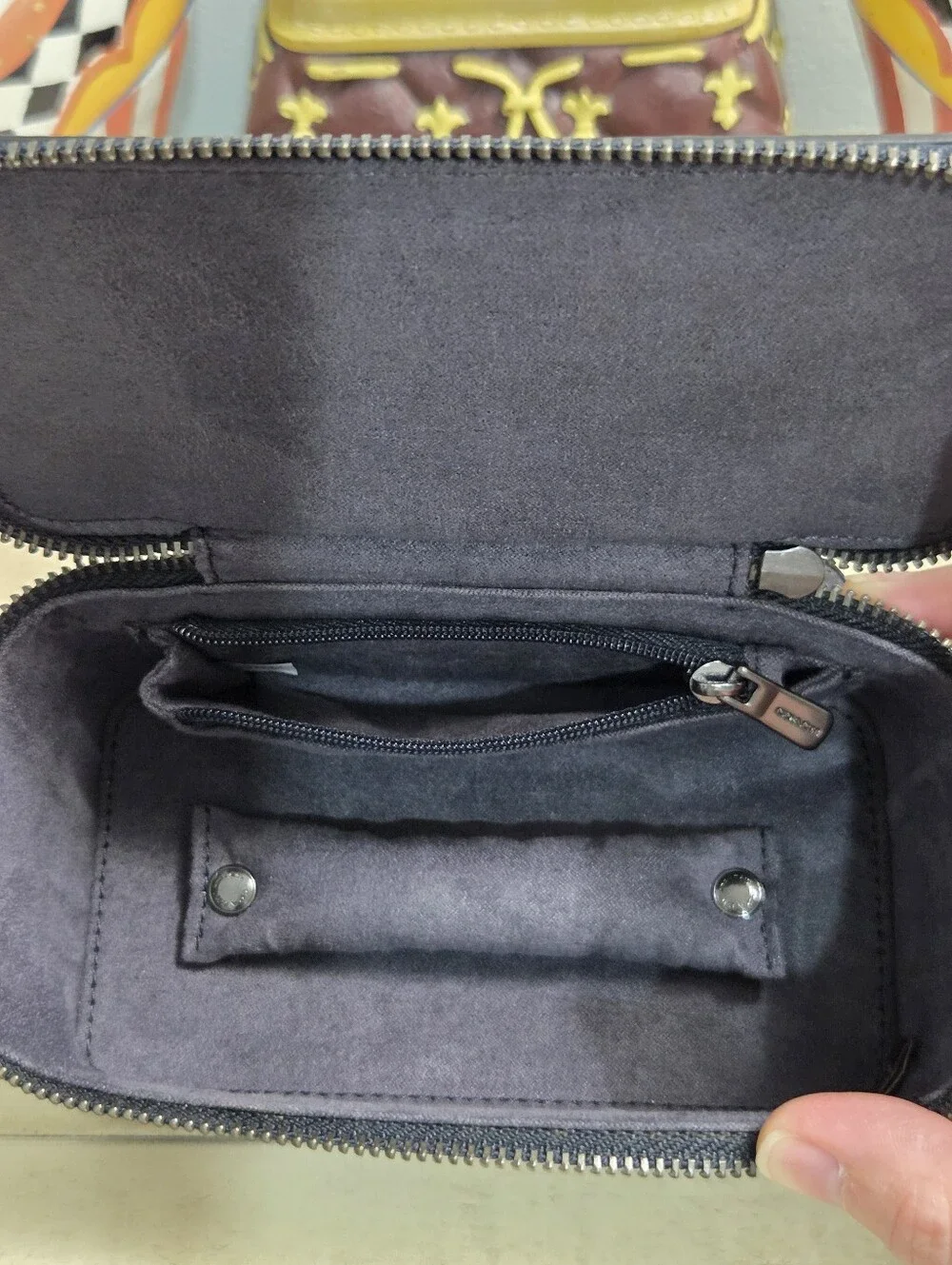 Coach black pattern